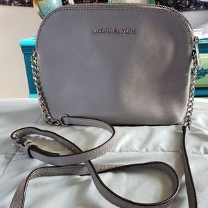 Gray Michael Kors Purse